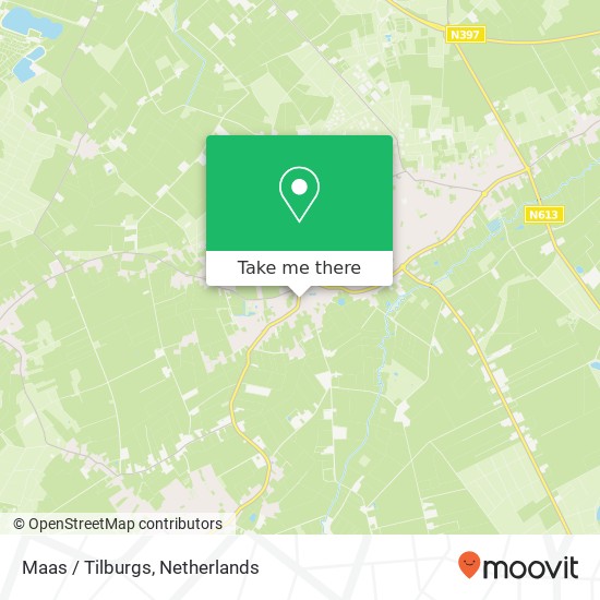 Maas / Tilburgs kaart