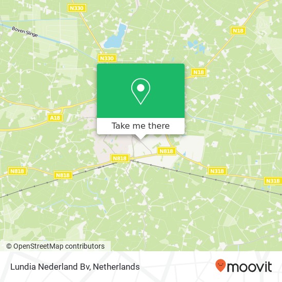 Lundia Nederland Bv kaart