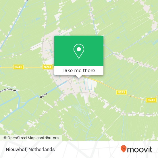 Nieuwhof kaart