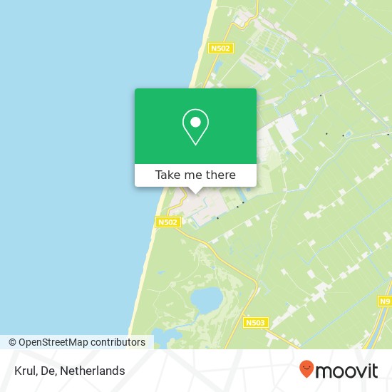 Krul, De kaart