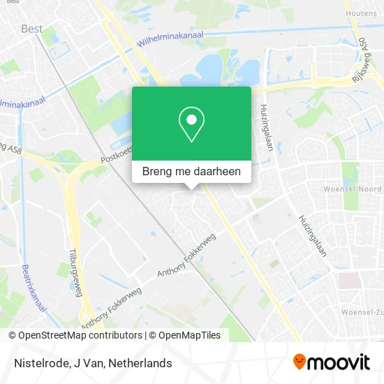 Nistelrode, J Van kaart