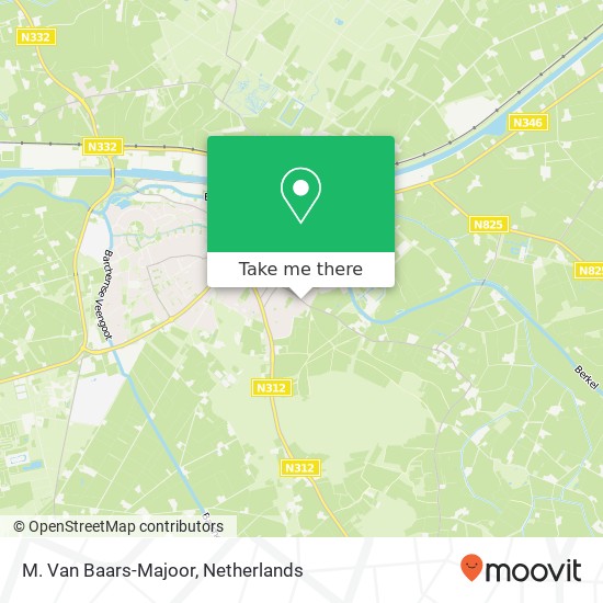 M. Van Baars-Majoor kaart