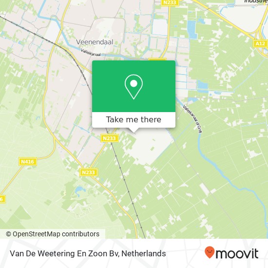 Van De Weetering En Zoon Bv kaart