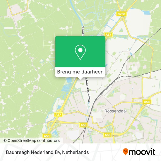 Baunreagh Nederland Bv kaart