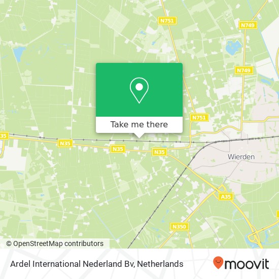 Ardel International Nederland Bv kaart