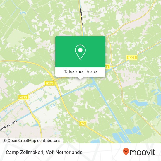 Camp Zeilmakerij Vof kaart