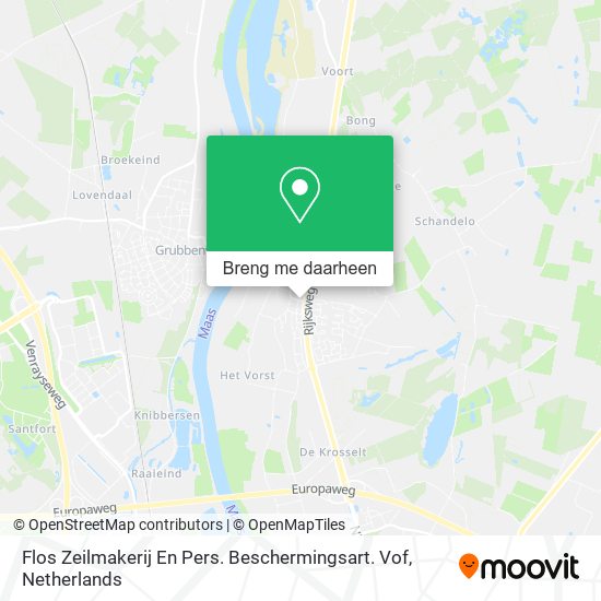 Flos Zeilmakerij En Pers. Beschermingsart. Vof kaart