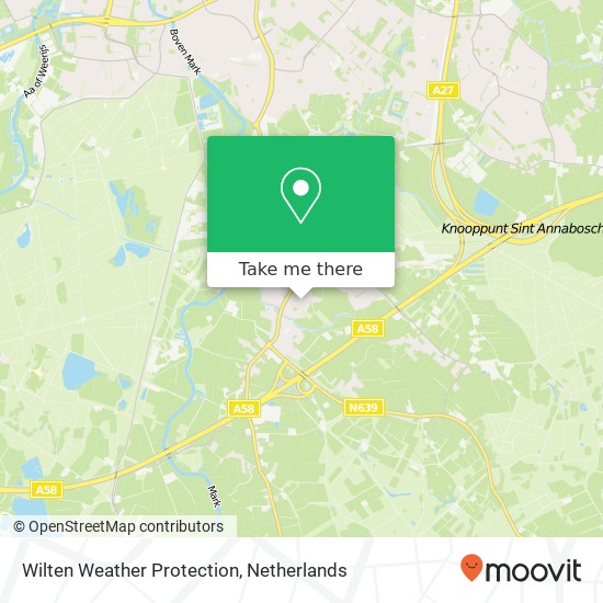 Wilten Weather Protection kaart