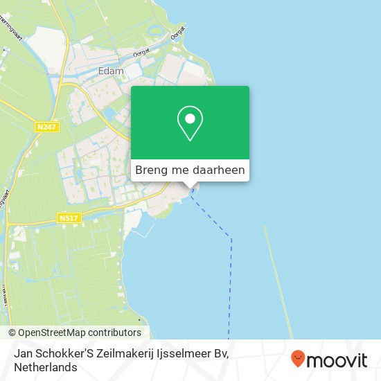 Jan Schokker'S Zeilmakerij Ijsselmeer Bv kaart