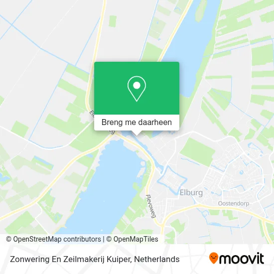 Zonwering En Zeilmakerij Kuiper kaart