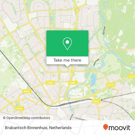 Brabantsch Binnenhuis kaart