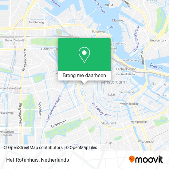 Hoe naar Het Rotanhuis in Amsterdam via Trein of Tram?