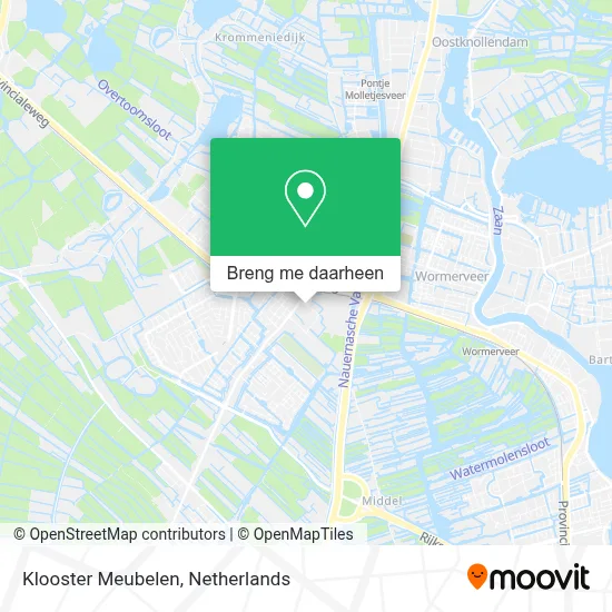 Klooster Meubelen kaart