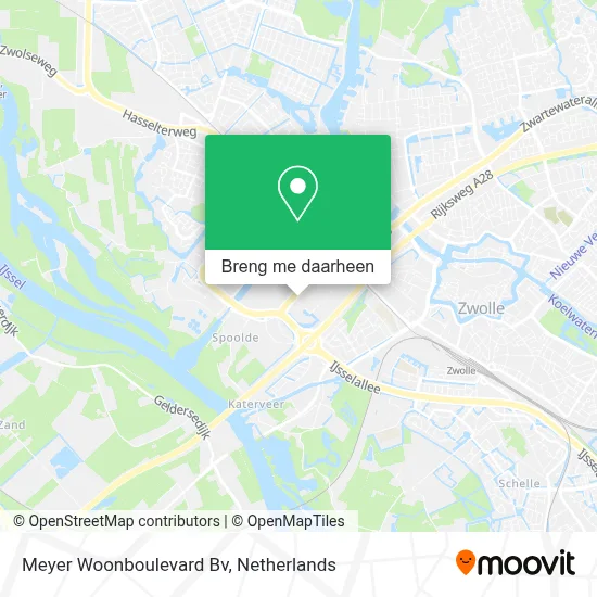 Meyer Woonboulevard Bv kaart