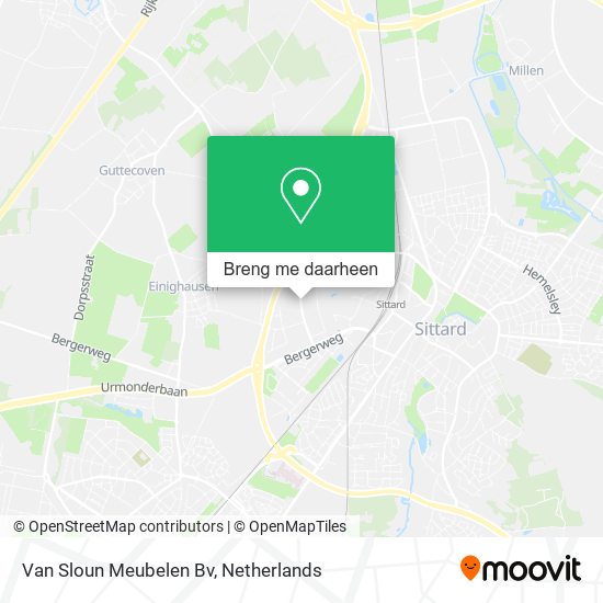 Van Sloun Meubelen Bv kaart