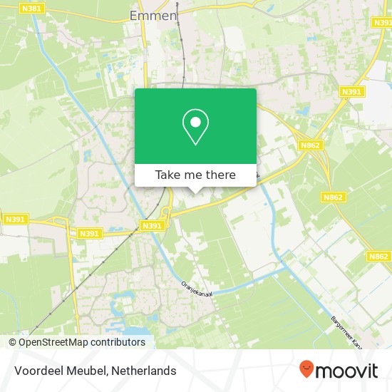 Voordeel Meubel kaart