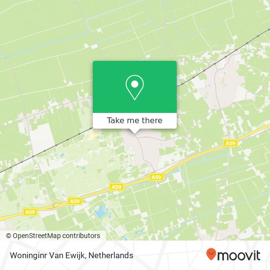 Woninginr Van Ewijk kaart