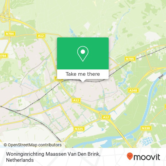 Woninginrichting Maassen Van Den Brink kaart