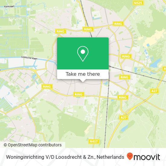 Woninginrichting V / D Loosdrecht & Zn. kaart