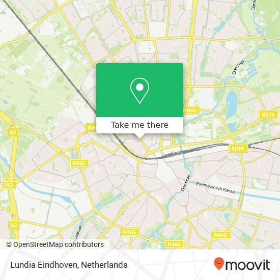 Lundia Eindhoven kaart