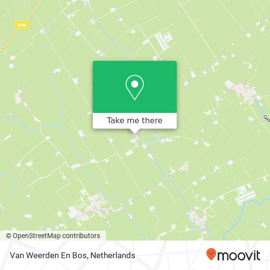 Van Weerden En Bos kaart