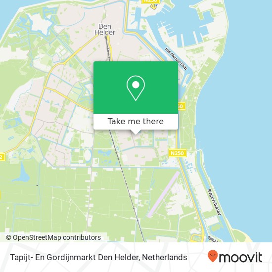 Tapijt- En Gordijnmarkt Den Helder kaart