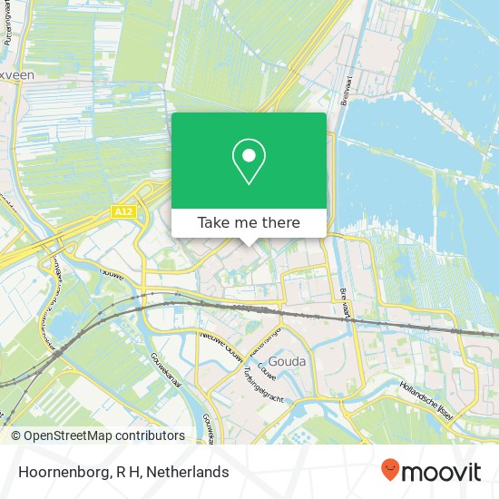 Hoornenborg, R H kaart