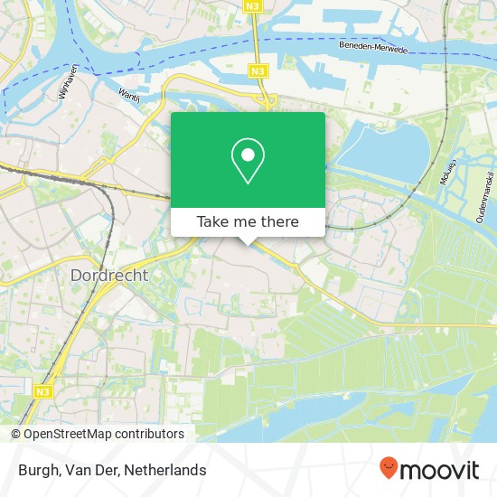 Burgh, Van Der kaart