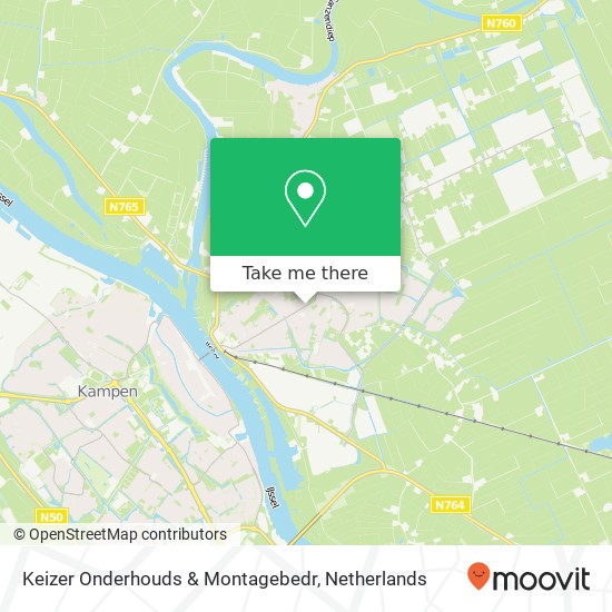 Keizer Onderhouds & Montagebedr kaart