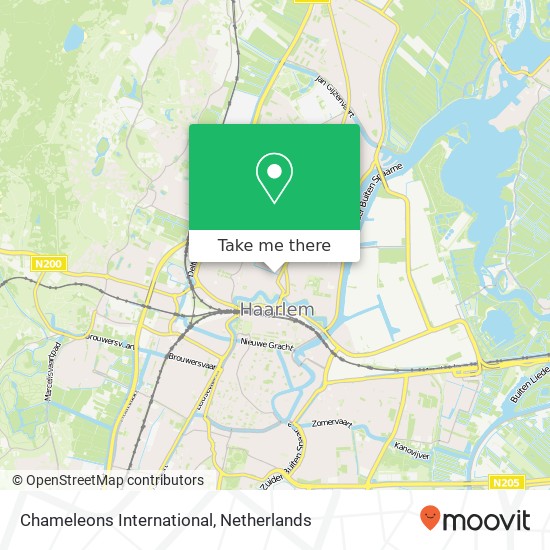 Chameleons International kaart