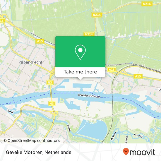 Geveke Motoren kaart