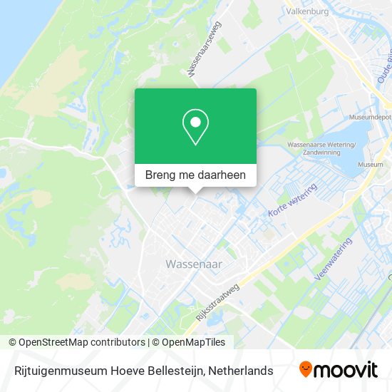 Rijtuigenmuseum Hoeve Bellesteijn kaart