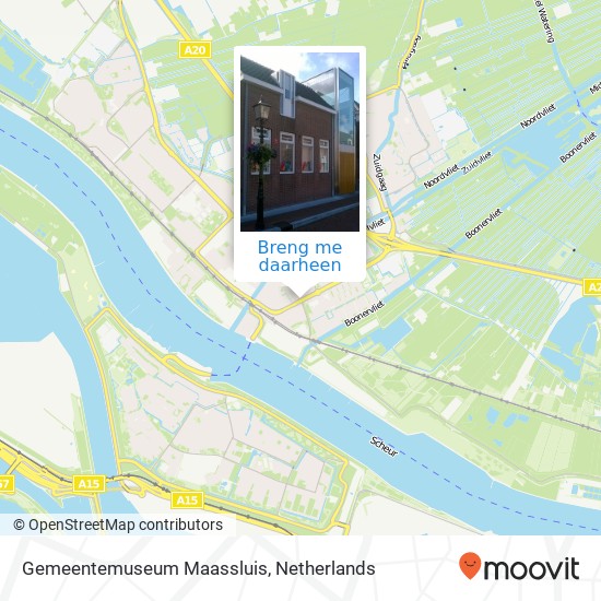 Gemeentemuseum Maassluis kaart