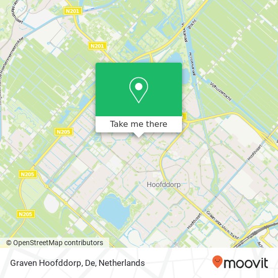 Graven Hoofddorp, De kaart