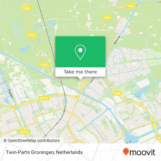 Twin-Parts Groningen kaart