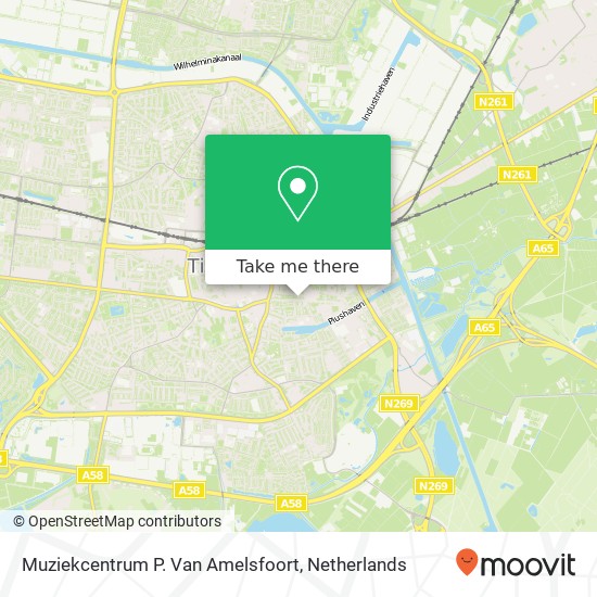 Muziekcentrum P. Van Amelsfoort kaart