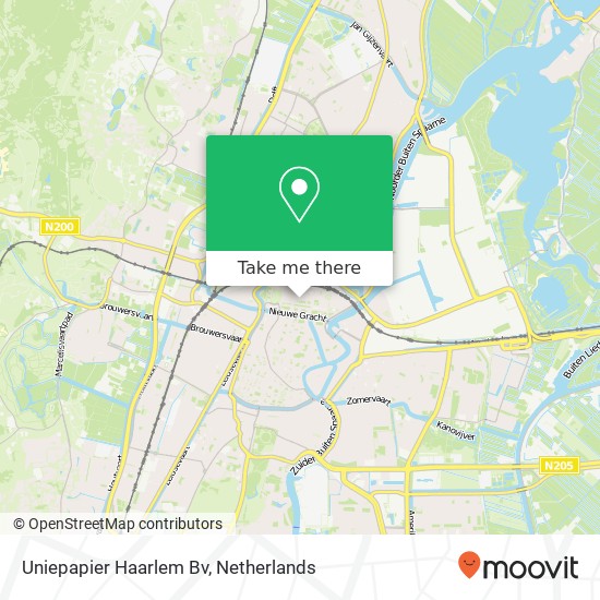 Uniepapier Haarlem Bv kaart