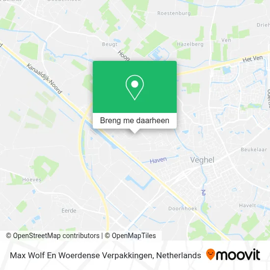 Max Wolf En Woerdense Verpakkingen kaart