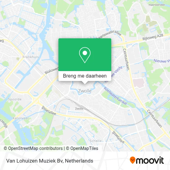 Van Lohuizen Muziek Bv kaart
