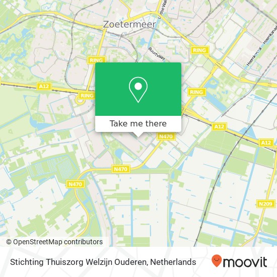 Stichting Thuiszorg Welzijn Ouderen kaart