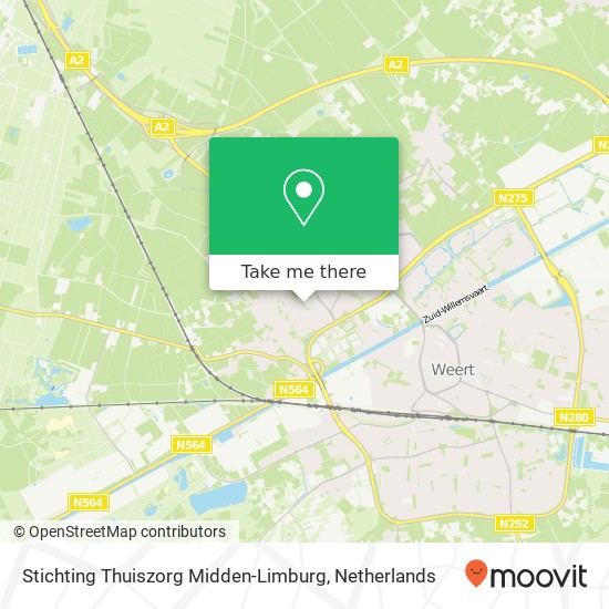 Stichting Thuiszorg Midden-Limburg kaart