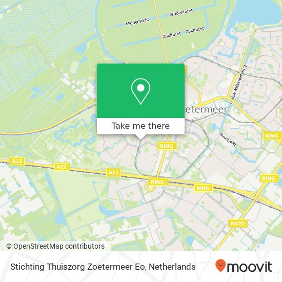 Stichting Thuiszorg Zoetermeer Eo kaart