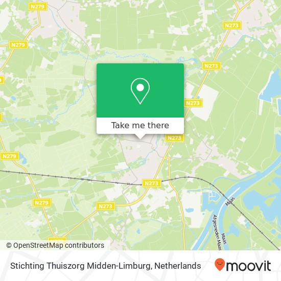 Stichting Thuiszorg Midden-Limburg kaart