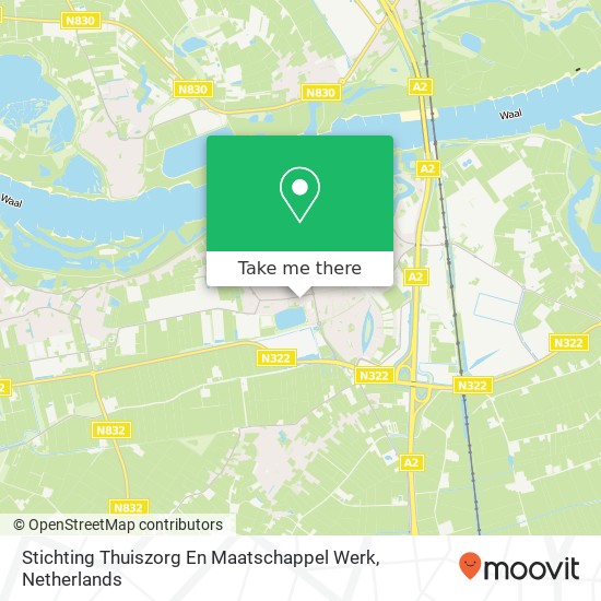 Stichting Thuiszorg En Maatschappel Werk kaart