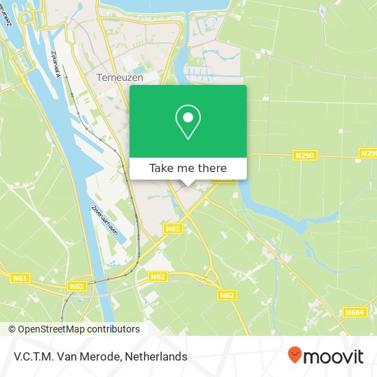 V.C.T.M. Van Merode kaart
