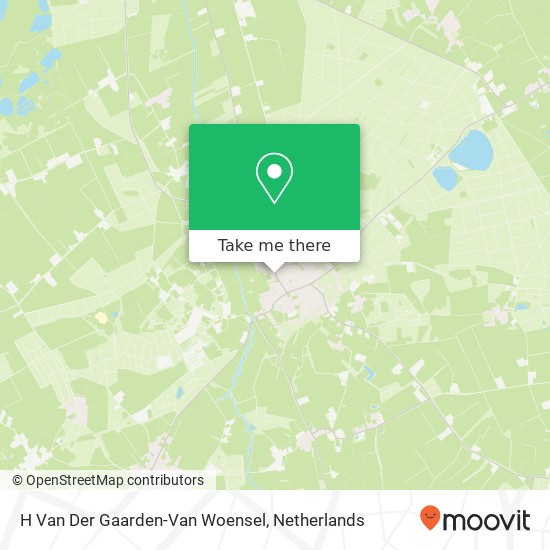 H Van Der Gaarden-Van Woensel kaart