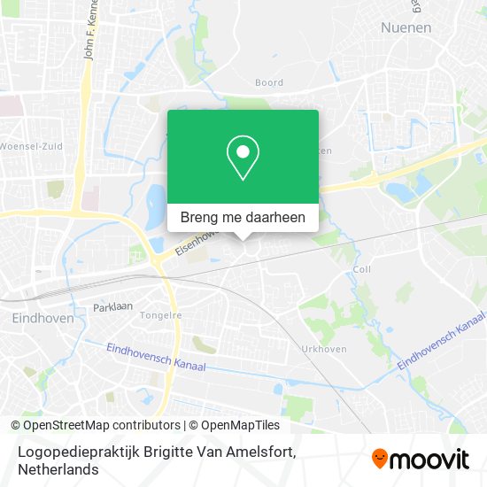 Logopediepraktijk Brigitte Van Amelsfort kaart