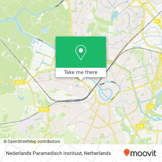 Nederlands Paramedisch Instituut kaart