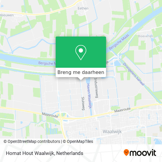 Homat Hout Waalwijk kaart