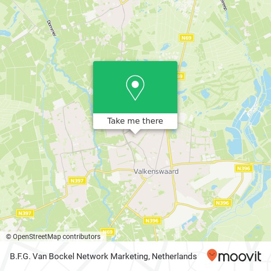 B.F.G. Van Bockel Network Marketing kaart